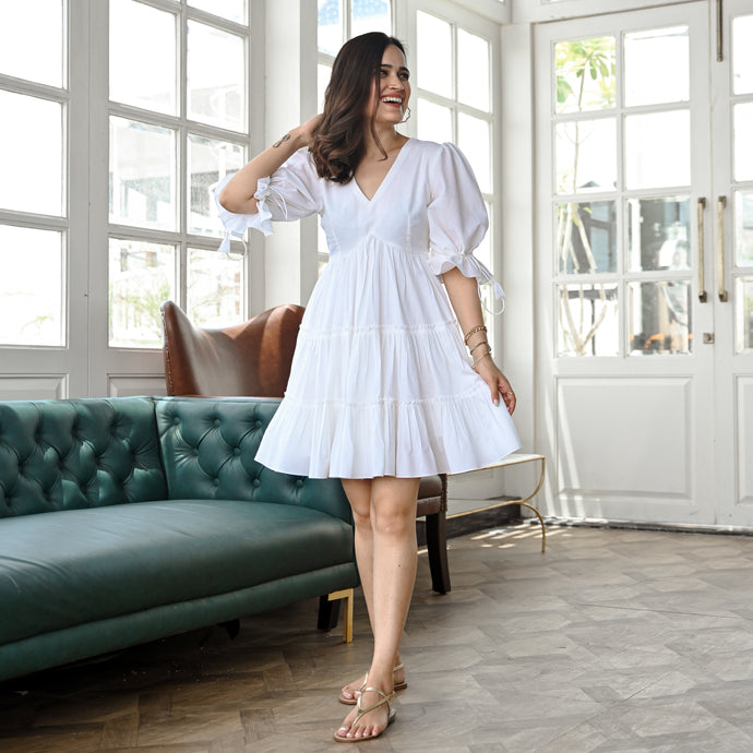 Snow Short Tier Dress